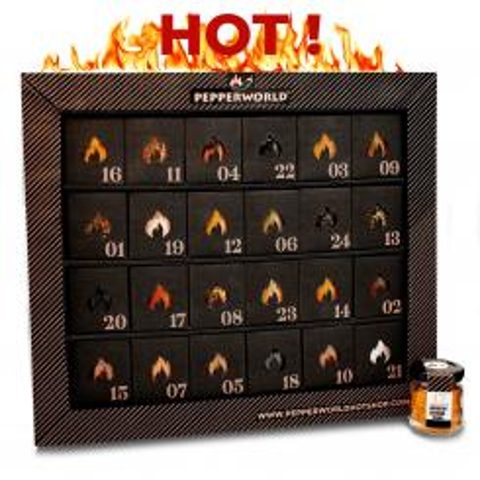 Pepperworld Adventskalender Gewürze HOT